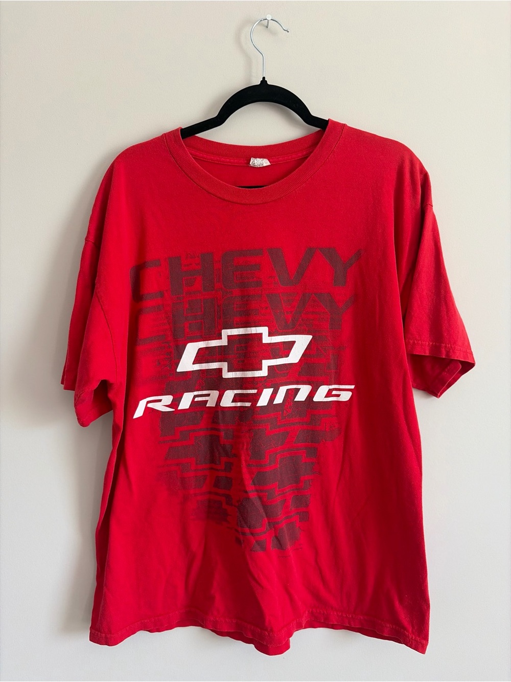 Signed Chevy Racing Men’s Red Graphic T-Shirt